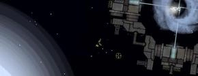 Derelict space combat
